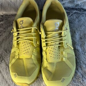 On  Cloud Running Women's Vibrant Yellow Athletic Shoes